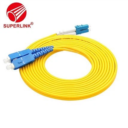 Cordó de connexió de fibra monomòdid duplex LC-SC