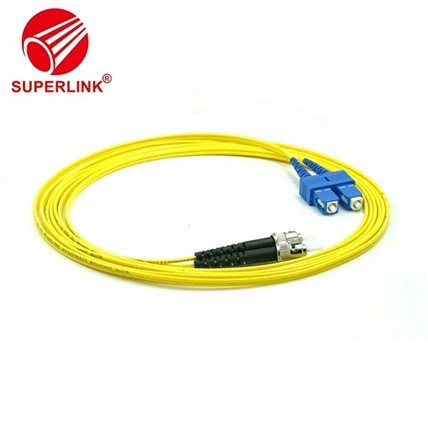 Cordó de fibra de mode dúplex monomode SC-ST